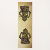 Tapis De Yoga Ganesh, un éléphant indien de l'éléphant de Metal (Devant)