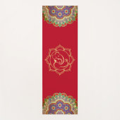 Tapis De Yoga Ganesha or et Mandalas Yoga Mat (Devant)