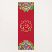 Tapis De Yoga Ganesha or et Mandalas Yoga Mat (Dos)
