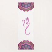 Tapis De Yoga Ganesha rose et Mandalas Yoga Mat (Dos)