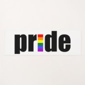 Tapis De Yoga Gay pride (Devant (Horizontal))