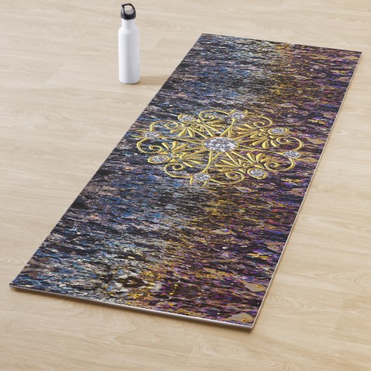 Tapis de yoga gem décoratif (En situation)