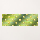 Tapis De Yoga Gemini et serpent métallique (Devant (Horizontal))