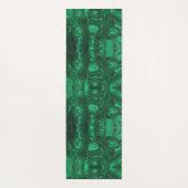 Tapis De Yoga Gemstone Bright Green Motif Abstrait Gem (Dos)