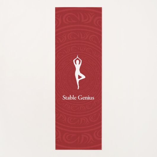Tapis De Yoga "Génie stable" Yoga Mat (Devant)