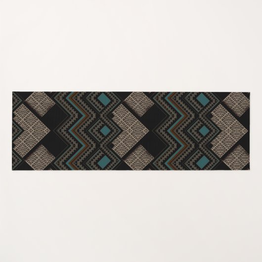 Tapis De Yoga Geometric Pattern  (Devant (Horizontal))