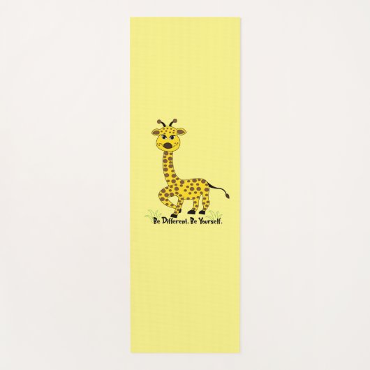 Tapis De Yoga Giraffe Animal Cute (Devant)