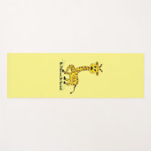 Tapis De Yoga Giraffe Animal Cute (Devant (Horizontal))