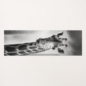 Tapis De Yoga Giraffe dans une cityscape (Dos (Horizontal))