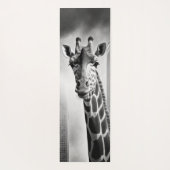 Tapis De Yoga Giraffe dans une cityscape (Dos)