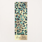 Tapis De Yoga Glam Leopard Boss Lady Yoga Mat (Devant)