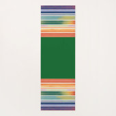 Tapis De Yoga Glorious Rainbow Stripes (Dos)