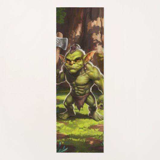 Tapis De Yoga Goblin guardian of the forest. (Devant)