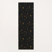 Tapis De Yoga Gold Flakes Noir (Devant)