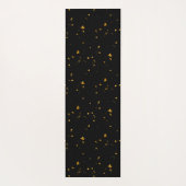 Tapis De Yoga Gold Flakes Noir (Dos)