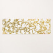 Tapis De Yoga Gold Marble (Dos (Horizontal))