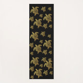 Tapis De Yoga Gold Turtle Tropical Hawaii Nautical (Devant)