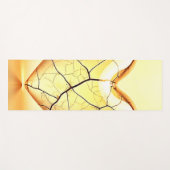 Tapis De Yoga Golden Cracked Heart Art (Devant (Horizontal))