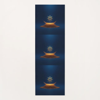Tapis De Yoga Golden Harmony – Shree Yantra’s Divine Resonance