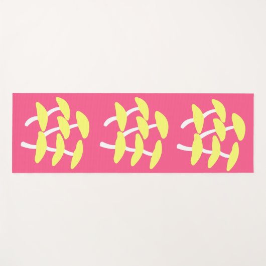 Tapis de yoga Golden Oyster (Devant (Horizontal))