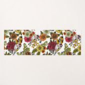 Tapis De Yoga Goldfinches dans le jardin (Devant (Horizontal))
