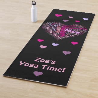 Tapis De Yoga Good Vibes et amour Yoga Mat personnalisé