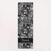 Tapis De Yoga Gothique Baphomet Dévilish Occulte Goth Girls (Dos)