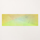 Tapis De Yoga Gradation géométrique jaune moderne (Dos (Horizontal))