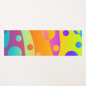 Tapis De Yoga Gradient coloré sauvage (Devant (Horizontal))