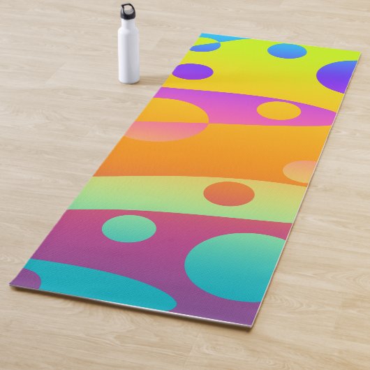 Tapis De Yoga Gradient coloré sauvage (En situation)