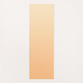 Tapis De Yoga Gradient de couleur jaune clair et orange (Devant)