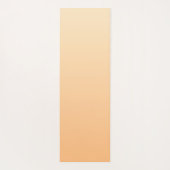 Tapis De Yoga Gradient de couleur jaune clair et orange (Dos)