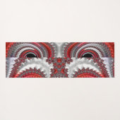 Tapis De Yoga Gradient noir abstrait (Dos (Horizontal))