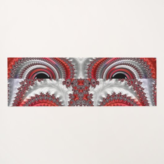 Tapis De Yoga Gradient noir abstrait (Dos (Horizontal))