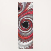 Tapis De Yoga Gradient noir abstrait (Devant)