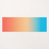 Tapis De Yoga Gradient ombre (Devant (Horizontal))