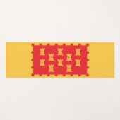 Tapis De Yoga Grand Manchester (comté du Royaume-Uni) (Devant (Horizontal))