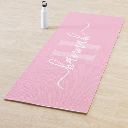 Tapis De Yoga Grand monogramme féminin script