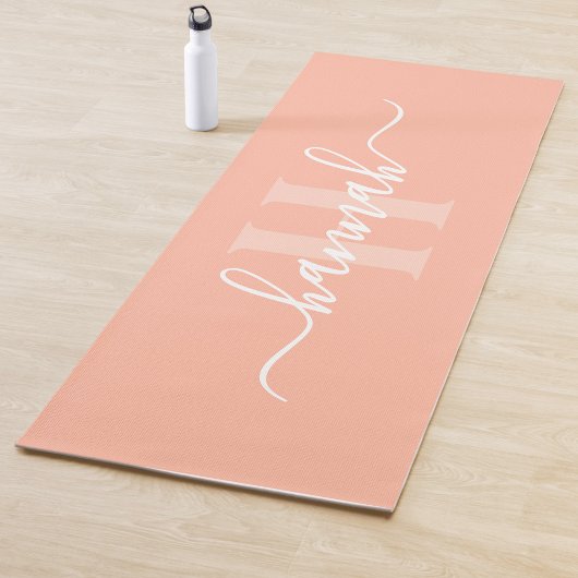Tapis De Yoga Grand monogramme féminin script