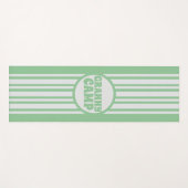 Tapis De Yoga Granny Camp Retro Texte vert (Devant (Horizontal))