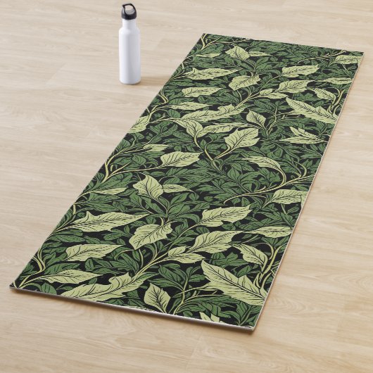 Tapis De Yoga Grappe de vignes dans les nuances de vert (En situation)