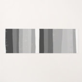 Tapis De Yoga Gras Moderne Simple Grandes Blancs Noirs (Devant (Horizontal))