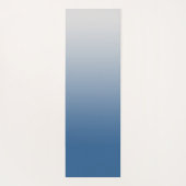 Tapis De Yoga Gray Blue Gradient Yoga Mat (Dos)
