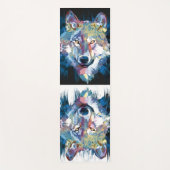 Tapis De Yoga Gray Wolf Yoga Mat - Wolf Head Yogamat (Devant)