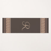 Tapis De Yoga Greek Key (Devant (Horizontal))