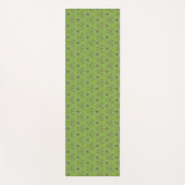Tapis De Yoga Green Geometric Design (Devant)