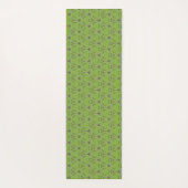 Tapis De Yoga Green Geometric Design (Dos)