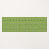 Tapis De Yoga Green Geometric Design (Devant (Horizontal))