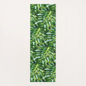 Tapis De Yoga Green Tropical Feuille Yoga Mat (Dos)