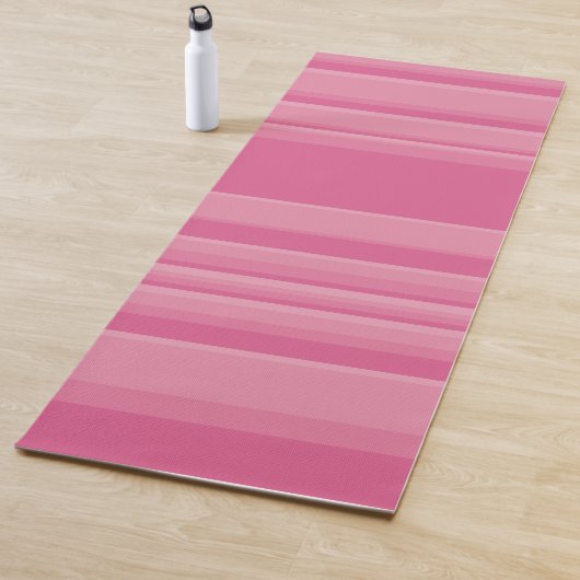 Tapis De Yoga Grilles complexes en rose (En situation)